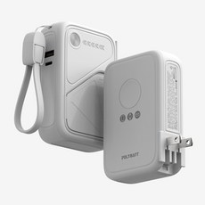 POLYBATT X3 10000mAh 固態防爆行動電源 38.5Wh BSMI CCC認證 霧光白, POLYBATT X3 防爆固態行動電源