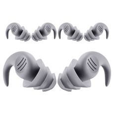 JR In-Ear 高級矽膠耳塞 灰色, 3組