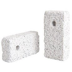 BAOLIDE 小動物火山岩礦物磨牙石 鼠兔倉鼠適用 長扁形 口腔護理用品, 1個, 一顆-長扁形款@上方有開小洞