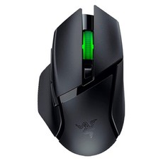 Razer 雷蛇 BASILISK V3 X HYPERSPEED 巴塞利斯蛇 無線電競滑鼠 雙模連線 輕量化設計, 主商品+黑色鼠墊, 黑色, A27630-01