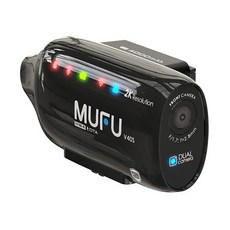 MUFU 雙鏡頭機車行車記錄器 V40S極光機(側邊款) 贈64GB記憶卡 雙鏡頭2K高畫質, 星曜黑, V40S