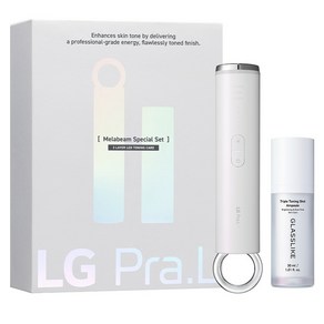 멜라빔 토닝 미백 케어 LED 뷰티 디바이스 + 나이아신아마이드 트리플 토닝샷 앰플 30ml 세트, 1세트