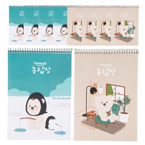 두꺼운 종합장 130g 40매, 10개입