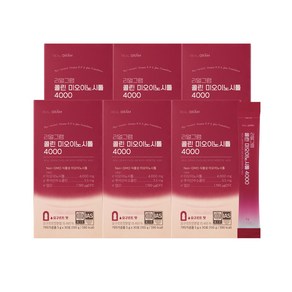 리얼그램 콜린 미오이노시톨 4000 엽산 아연 비타민 요구르트맛, 6박스, 30회분