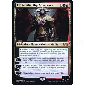 【美品・未使用】Ob Nixilis, the Adversary 魔法風雲會Ob Nixilis the Adversary, 詳見包裝, 中文售前包- 抹布| 酷澎