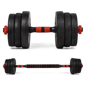 이고웰 프리미엄 무게조절 덤벨 바벨 세트, 20kg, 1개