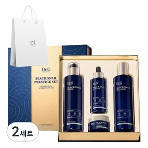 닥터지 블랙 스네일 프레스티지 기초화장품 4종 세트, 2개