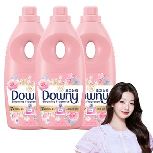 다우니 초고농축 섬유유연제 스프링 가든 러브 본품, 1.05L, 3개