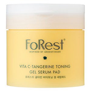 포레스트 귤타민 비타토닝 겔 세럼패드 150ml, 1개, 75개입