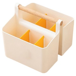 탑피아 심플한 연필꽂이 스몰, 옐로우, 1개