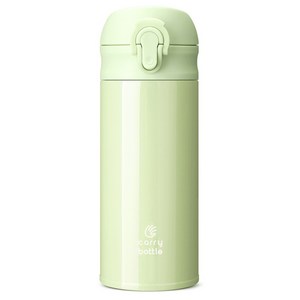 캐리보틀 이지보틀 보온병 텀블러, 1개, 350ml, 그린