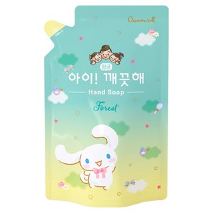 아이깨끗해 시나모롤 핸드워시 숲속산책 리필, 450ml, 1개