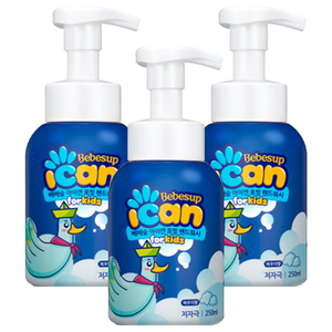 아이캔 포밍 핸드워시 순 파우더향, 3개, 250ml