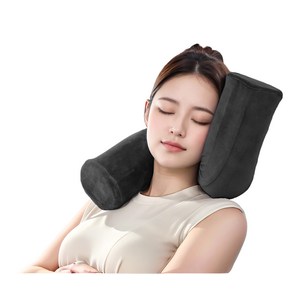팔팔바디 여행용 휴대용 다용도 접이식 목베개