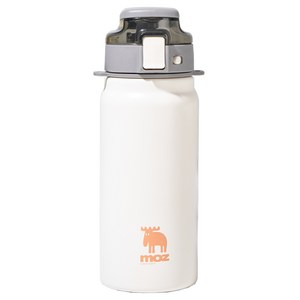 MOZ 스웨덴 316 스테인레스 원터치 텀블러, 1개, 600ml, 크림스노우