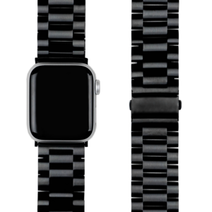 모할랩 애플워치 3/4/5/6/7/8/SE 호환 리미티드 메탈 스트랩, 02블랙, 38mm/40mm/41mm