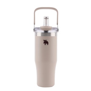 MOZ 모즈스웨덴 포스코 316 스텐 포터블 휴대용 대용량 텀블러, 1개, 900ml, 오트밀베이지