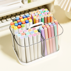 락톡마켓 데스크 마카펜 연필꽂이 정리함, 1개, 화이트