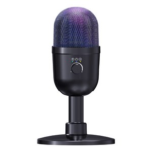 USB 유선 콘덴서 게이밍 마이크 방송용 녹음용, 블랙