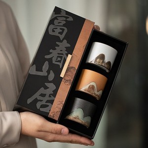 은다림 찻잔 다도 다기 선물, 1세트, 3종