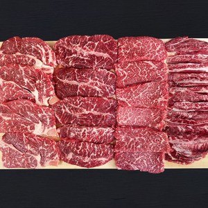 소고기모듬 프라임등심 부채살 치마살 소갈비살 (500g) / 캠핑용음식 스테이크 선물세트, 1세트