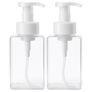 27리빙 대용량 풍성한 버블 거품 공병 450ml, 투명, 2개