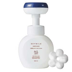 스카이밀크 동키밀크 플라워버블 핸드워시 300ml 단꿈향, 1개