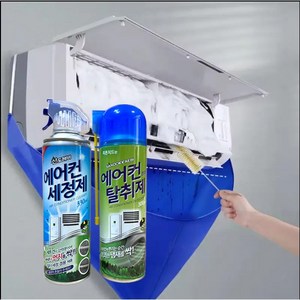 2 산도깨비 에어컨 세정제 1개 + 탈취제 1개 + 에어컨 셀프 클리닝 키트, 1세트, 630ml