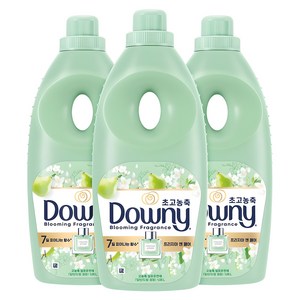 다우니 프리지아 앤 페어 초고농축 섬유유연제 본품, 1.05L, 3개