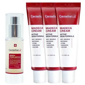 동국제약 센텔리안24 마데카크림 50ml x3 + 파워 앰플 30ml, 1세트
