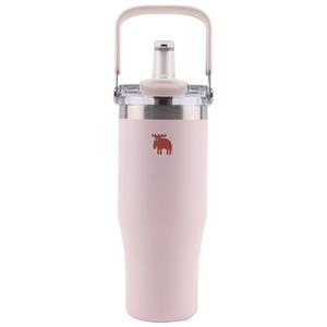 MOZ 모즈스웨덴 포스코 316 스텐 포터블 휴대용 대용량 텀블러, 1개, 900ml, 로즈블로썸