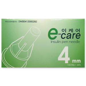 이케어 인슐린 펜니들 멸균주사침 32G 4mm 100개입, 1개