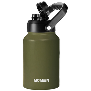 모멘 그랜드 워터저그 대용량 보온병 텀블러 캠핑물통 수통 아이스팟, 카키, 1개, 2L