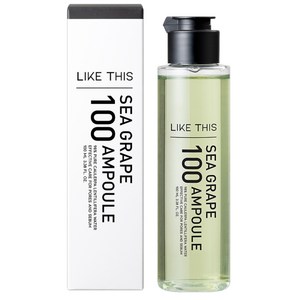 LIKE THIS 수분 모공 피지케어 바다포도 100 원액 앰플, 1개, 100ml