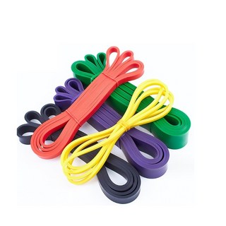 TPE乳膠 多功能環狀彈力帶/拉力帶/阻力帶, 1個, 紫色