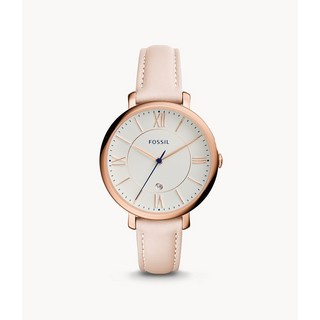 美國FOSSIL 浪漫羅馬 Jacqueline 賈桂琳系列 女士腕錶 深藍色 時尚 優雅 腕錶