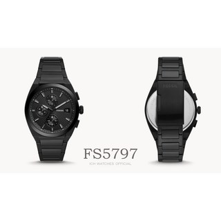 美國FOSSIL EVERETT系列FS5795藍面精鋼男士腕錶