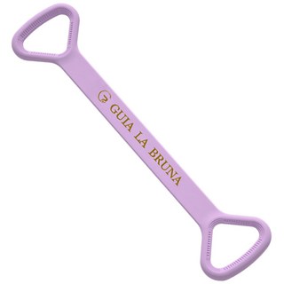 GUIA LA BRUNA多功能八字彈力帶拉力繩(健身彈力繩 / 瑜珈繩伸展帶 / 輕健身輔 / 阻力帶 / 居家減肥瑜伽), 淡紫, 1個