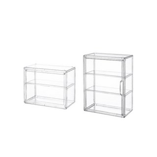 透明壁掛公仔盒 SN0882 模型公仔展示架 防塵收納盒, 1個