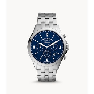 美國 Fossil Forrester Chrono FS5607 灰色精鋼計時腕錶