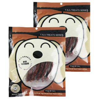 T.N.A. 悠遊 鮮點系列 寵物零食, 鮮烘牛肉臘腸, 120g, 2包