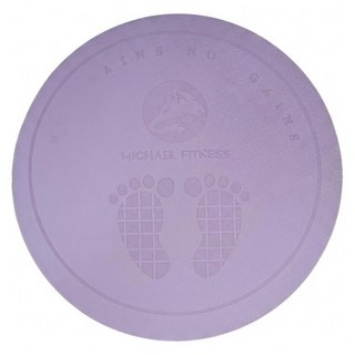 MICHAEL FITNESS 麥克健身 TPE減震跳繩墊 圓形 紫色, 直徑 64 x 厚度 1cm, 1個