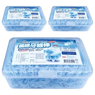 minono 米諾諾 扁線牙線棒 132114, 7cm, 420支, 3盒
