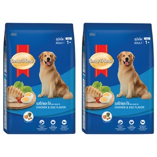 SmartHeart 慧心 成犬配方乾糧 維生素E和硒 鈣和磷, 雞肉 + 雞蛋, 3kg, 2袋