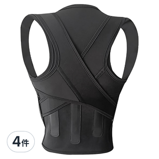 YORI CAR 優里 腰部三龍骨護腰帶, 黑色, 4件