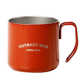 OSLO Outback 雙層真空不鏽鋼馬克杯 340ml, 紅色, 1個