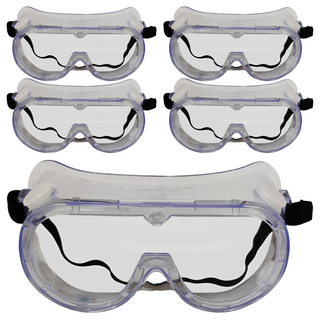 3M 護目鏡, 透明色, 5個
