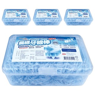 minono 米諾諾 扁線牙線棒 132114, 7cm, 420支, 4盒