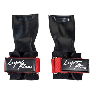 Lexports Fitness 勵動風潮 專業重訓健身皮革拉力帶 基礎入門款 台灣產, 爍日紅, 1雙