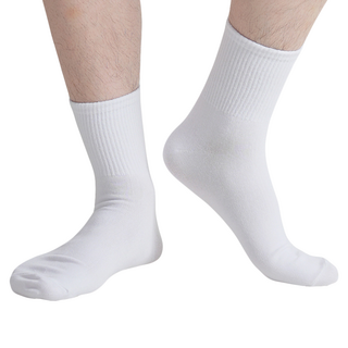 NO DESIGN 男士紳士運動風羅紋中筒襪10雙組